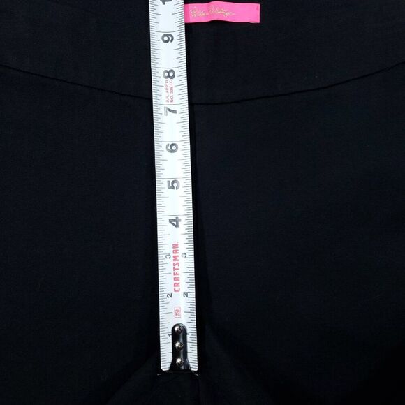 Lilly Pulitzer Black 27" Merrin High Rise Bi Stretch Pants Size 00 Pull On - Picture 10 of 11